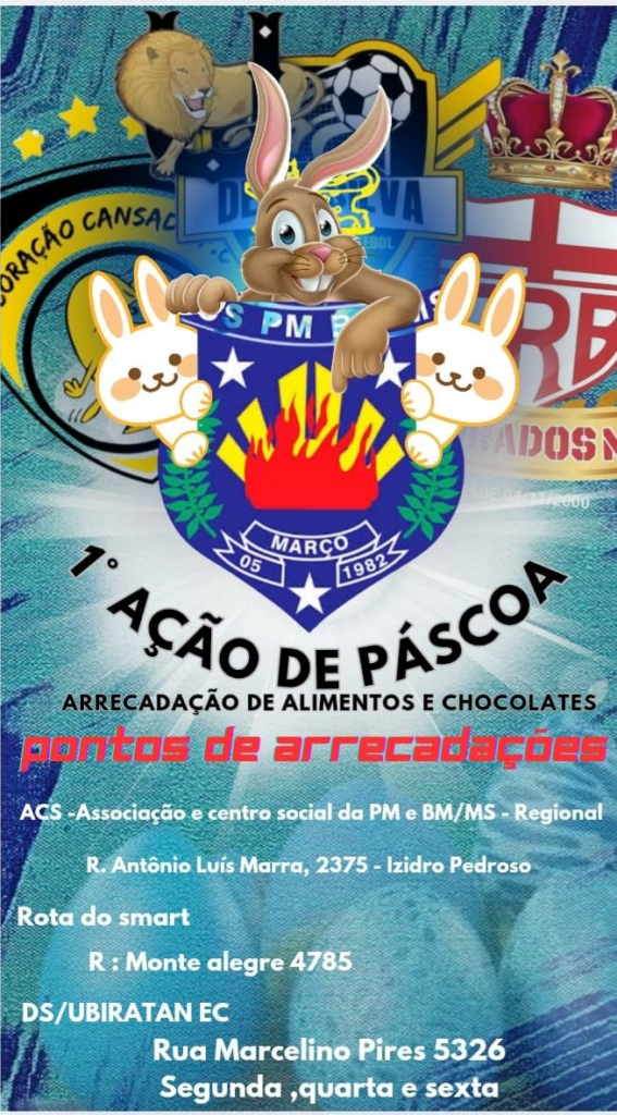 1ª Ação de Páscoa arrecada chocolates e alimentos em Dourados
