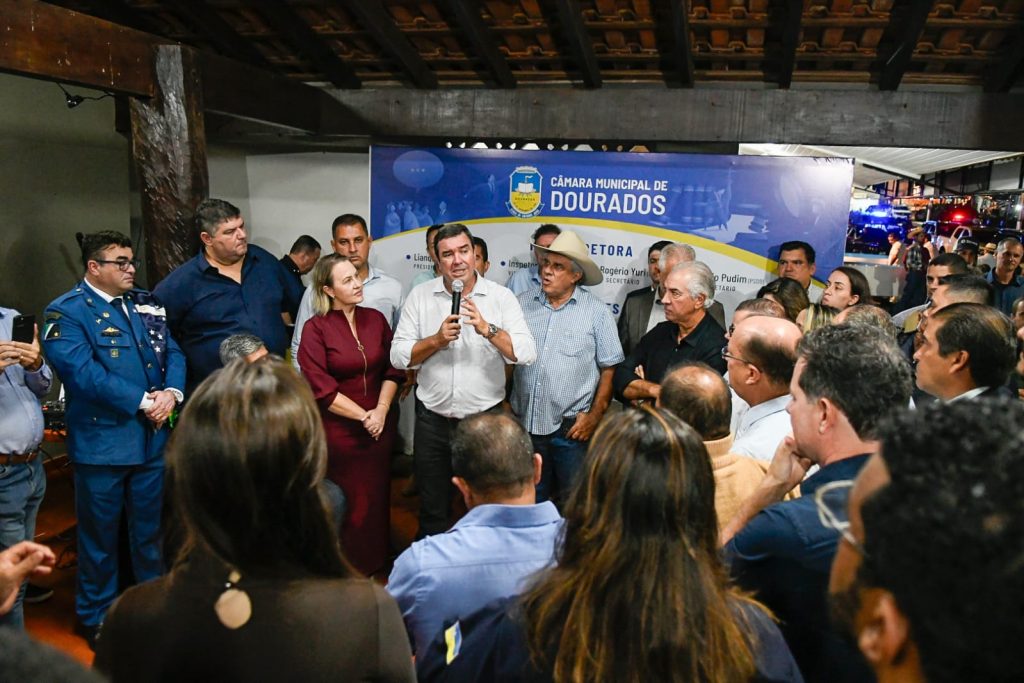 Em Dourados, Governo de MS valoriza setor agropecuário e garante obras de infraestrutura Em Dourados, Governo de MS valoriza setor agropecuário e garante obras de infraestrutura
