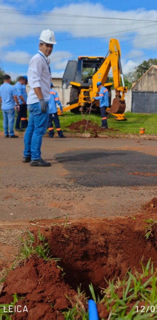 Sanesul faz treinamento em Amambai para evitar corte no asfalto para manutenção da rede de água Sanesul faz treinamento em Amambai para evitar corte no asfalto para manutenção da rede de água