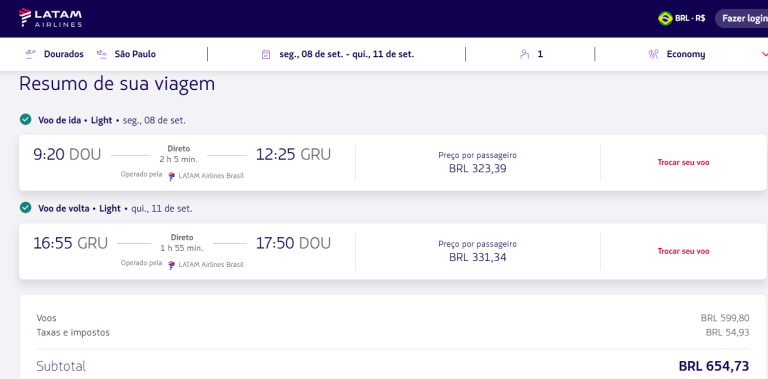 Latam inicia venda de passagens entre Dourados e Guarulhos com voos a partir de setembro Latam inicia venda de passagens entre Dourados e Guarulhos com voos a partir de setembro