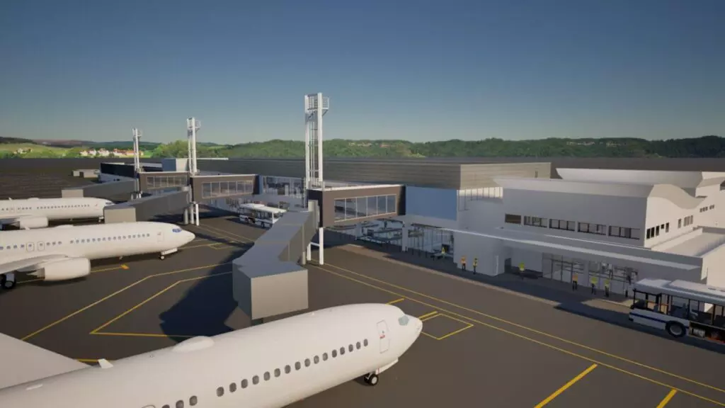 Fim da escada: aeroporto de Campo Grande terá 2° piso e ponte de embarque Fim da escada: aeroporto de Campo Grande terá 2° piso e ponte de embarque