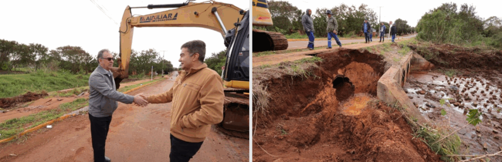 Prefeitura inicia obra preventiva em ponte entre Canaã IV e Parque das Nações II