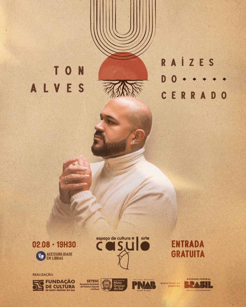 Ton Alves leva seu som autêntico a Dourados em show no Casulo
