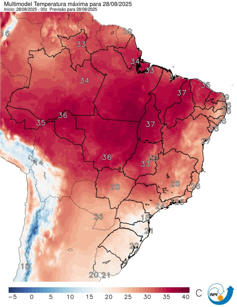 Temporais avançam pelo Sudeste, calor chega aos 40°C no Centro-Oeste; veja previsão Temporais avançam pelo Sudeste, calor chega aos 40°C no Centro-Oeste; veja previsão