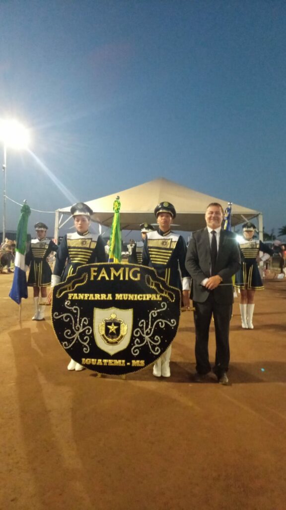 Fanfarra municipal de Iguatemi-FAMIG, conquista título em campeonato na cidade de Dourados