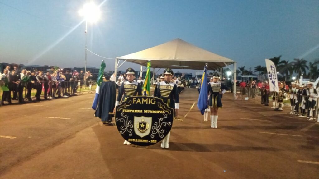 Fanfarra municipal de Iguatemi-FAMIG, conquista título em campeonato na cidade de Dourados