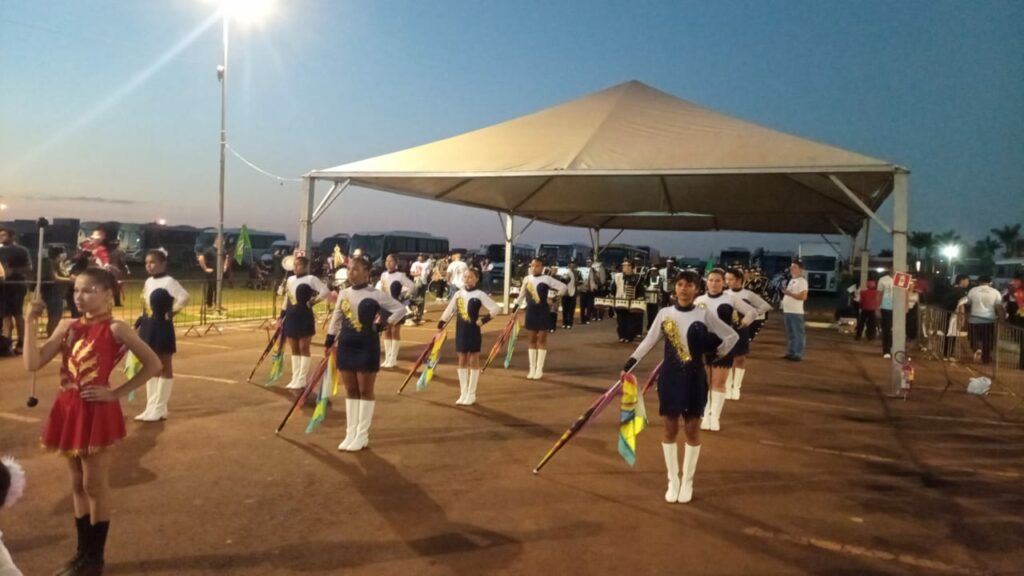 Fanfarra municipal de Iguatemi-FAMIG, conquista título em campeonato na cidade de Dourados