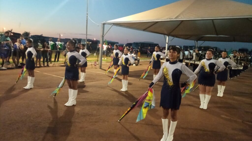 Fanfarra municipal de Iguatemi-FAMIG, conquista título em campeonato na cidade de Dourados