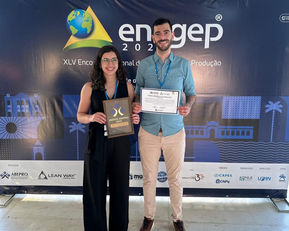 Egressa da UFGD vence prêmio de melhor TCC do Brasil em Engenharia de Produção no ENEGEP 2025 Egressa da UFGD vence prêmio de melhor TCC do Brasil em Engenharia de Produção no ENEGEP 2025