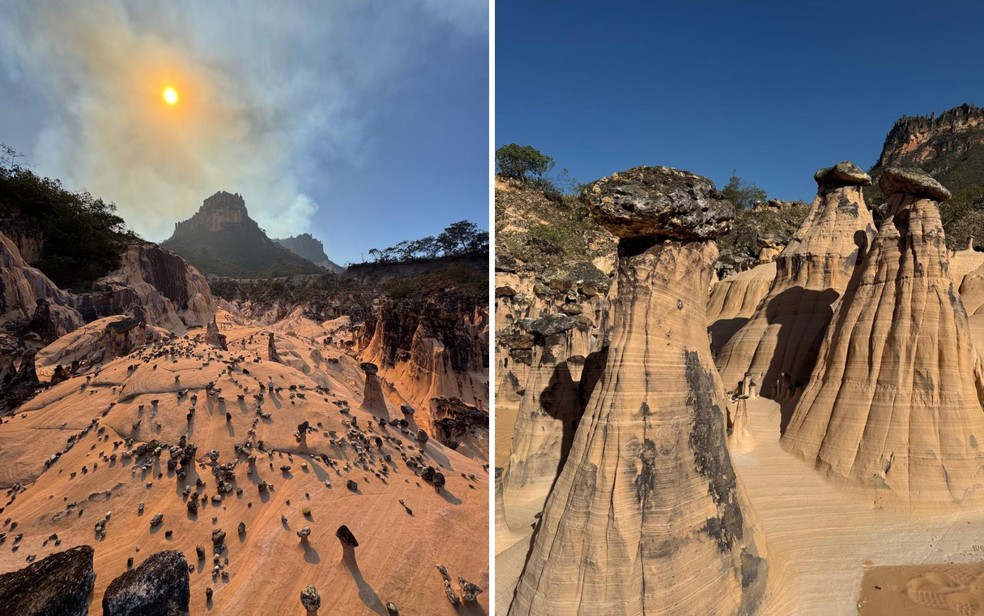 Chaminés de fada: o fenômeno geológico registrado pela 1ª vez no país Chaminés de fada: o fenômeno geológico registrado pela 1ª vez no país