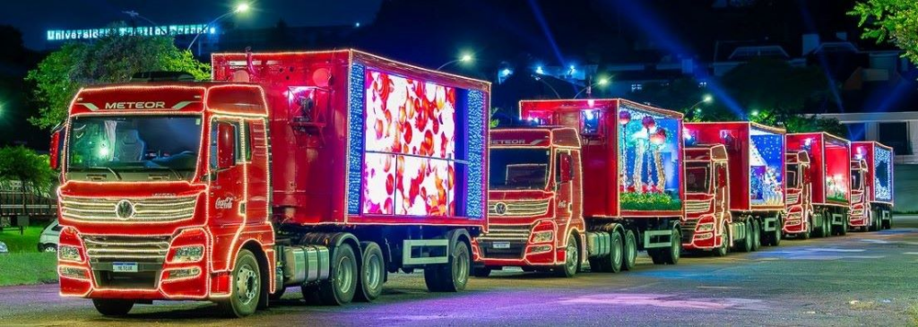 Natal Encantado Dourados recebe hoje a Caravana da Coca-Cola