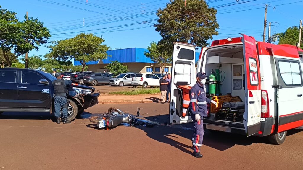 Identificado motociclista que morreu ao ser atingido por caminhonete em Dourados