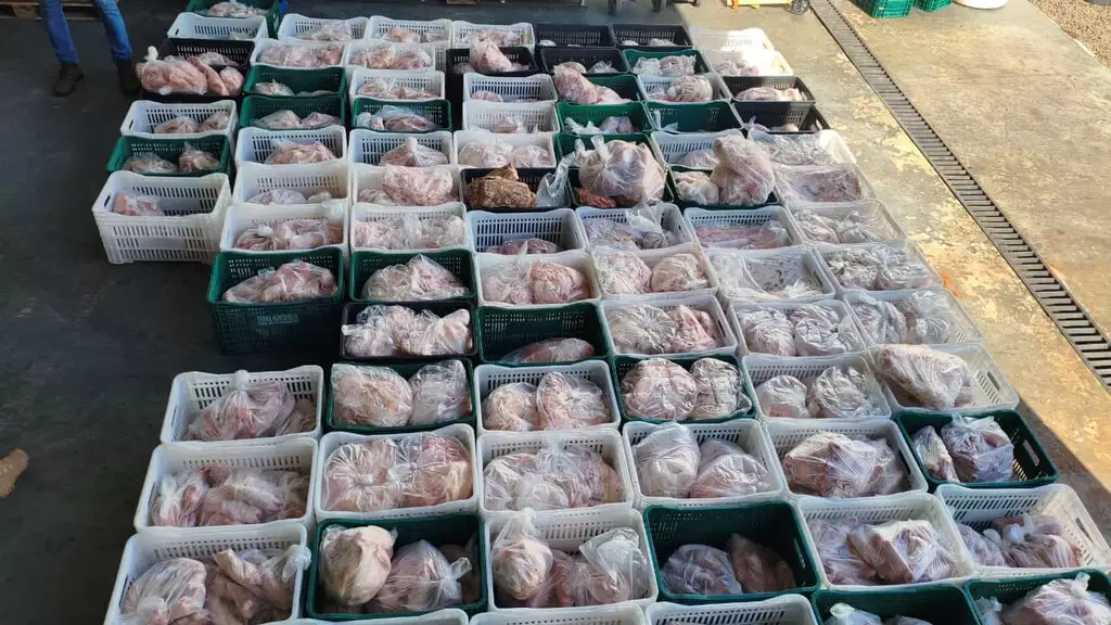 Abordagem leva polícia a entreposto com 4 toneladas de carne clandestina em Dourados