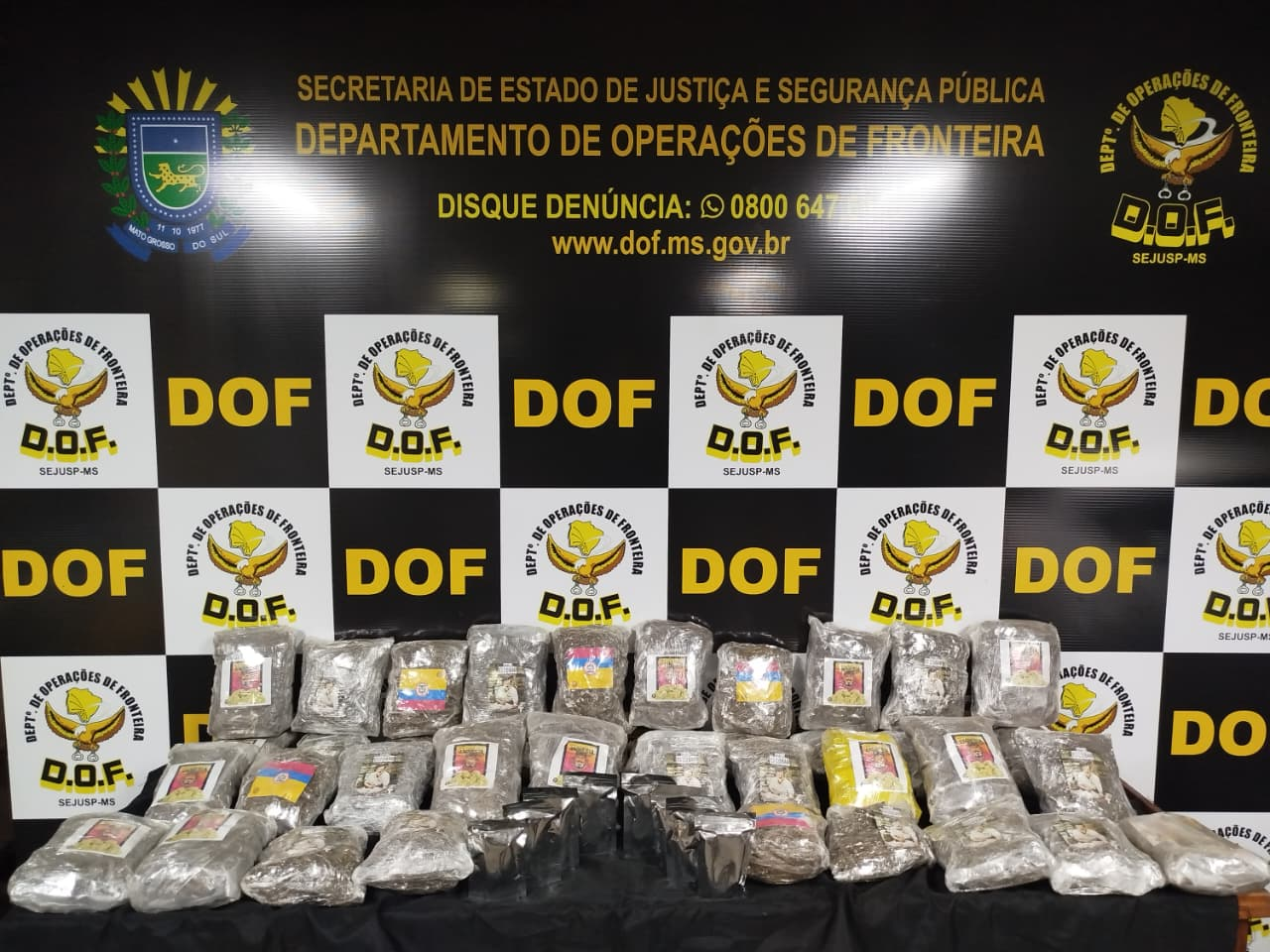 DOF prende homem com drogas após tentativa de fuga em Dourados