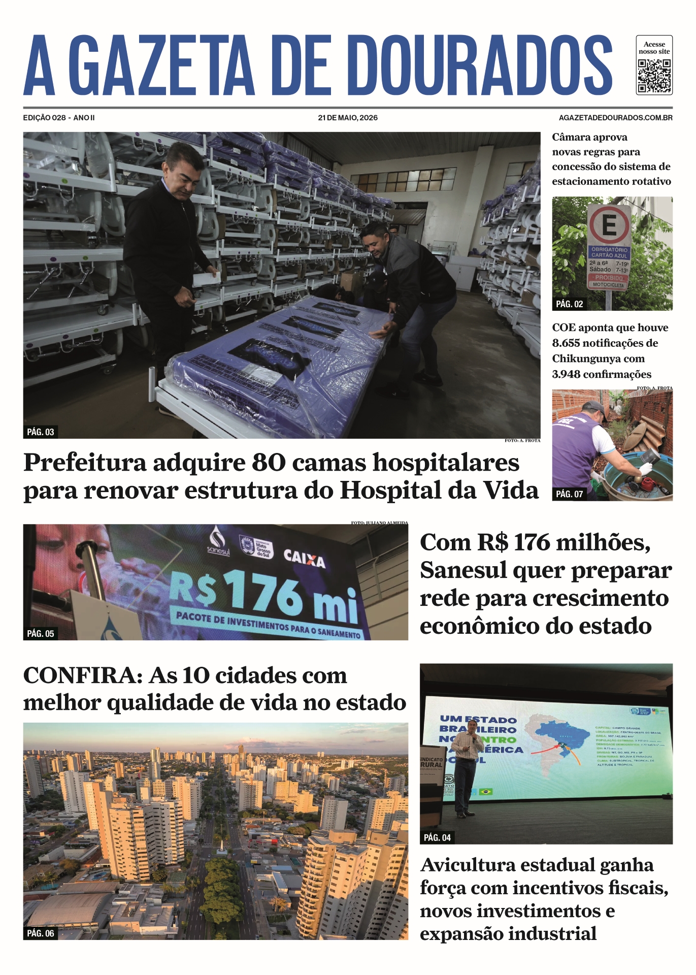 Jornal A Gazeta de Dourados – Edição de 21 de março de 2026