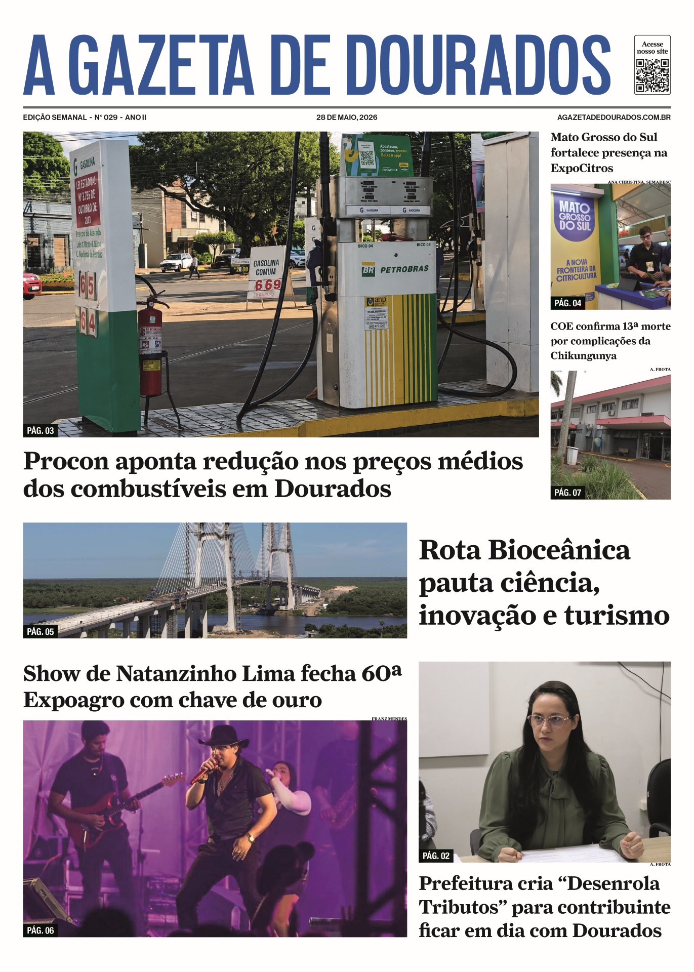 Jornal A Gazeta de Dourados – Edição de 28 de maio de 2026