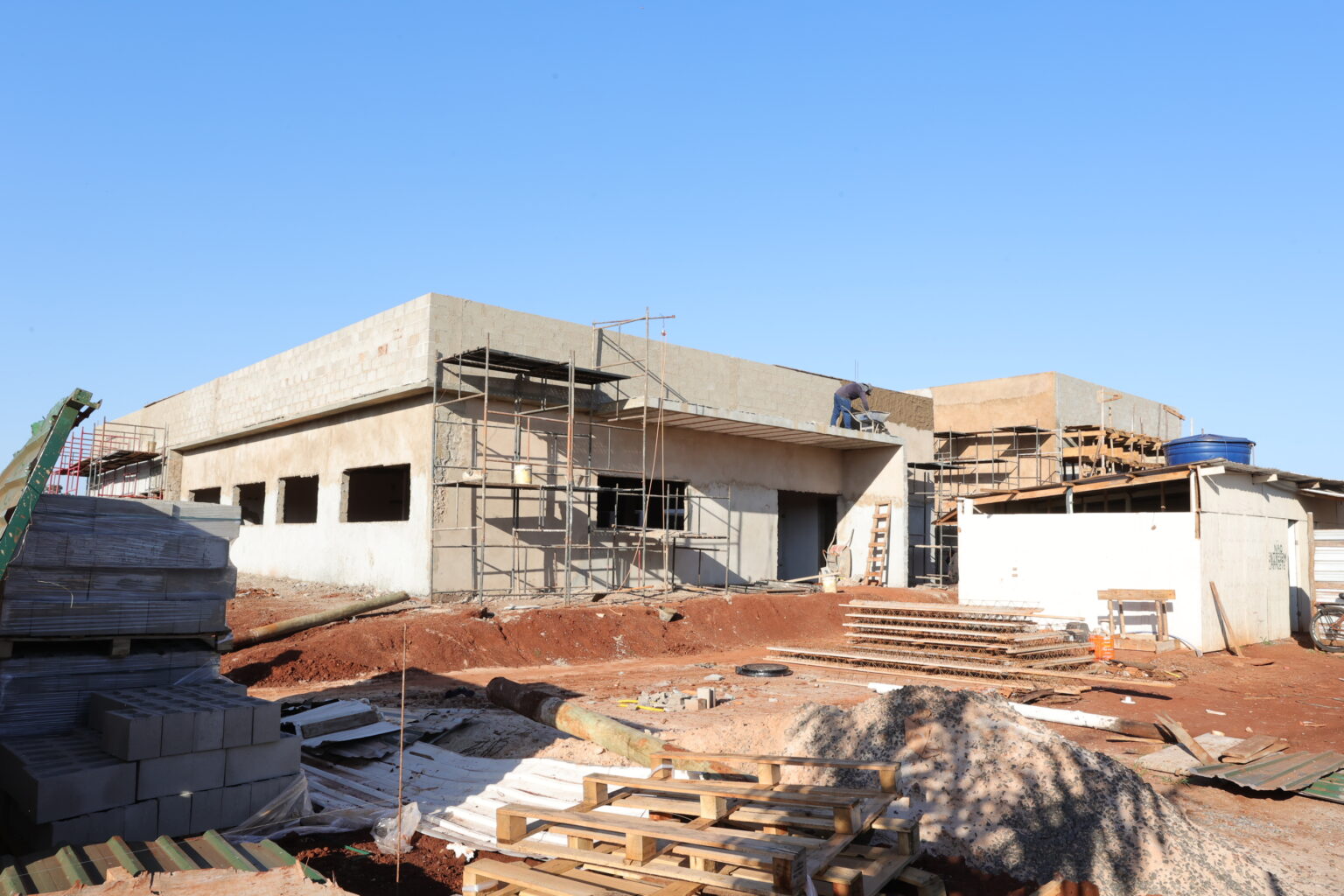 Obra da sede do Samu em Dourados chega a 60% e será entregue no fim do ano