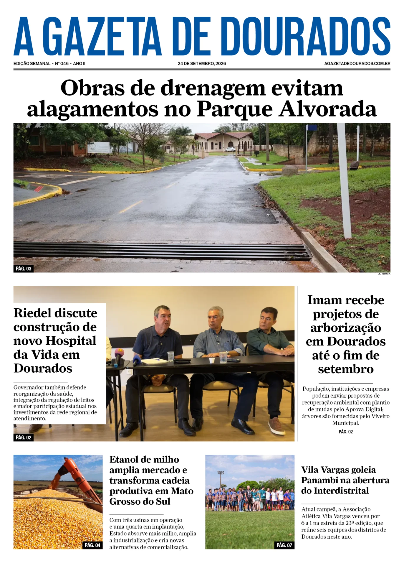 Jornal A Gazeta de Dourados – Edição de 24 de setembro de 2026