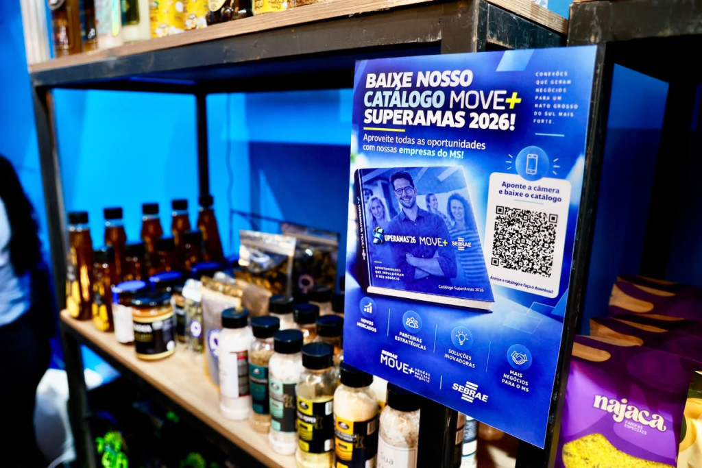 Sebrae/MS conecta pequenos negócios a potenciais compradores durante a SuperAmas2026 Sebrae/MS conecta pequenos negócios a potenciais compradores durante a SuperAmas2026