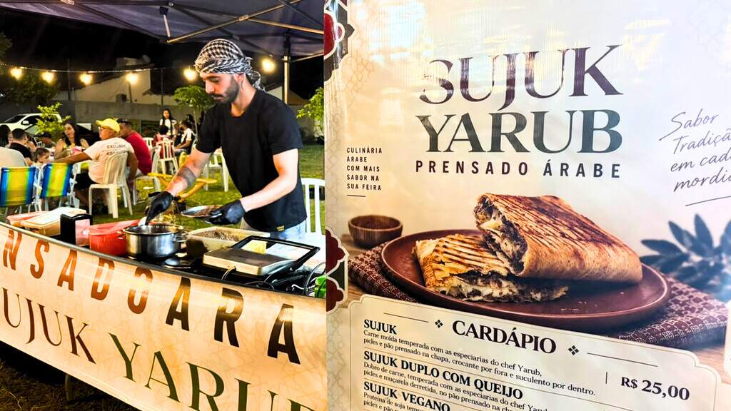 Fugindo da guerra, Yarub trouxe na bagagem os sabores da Síria Fugindo da guerra, Yarub trouxe na bagagem os sabores da Síria