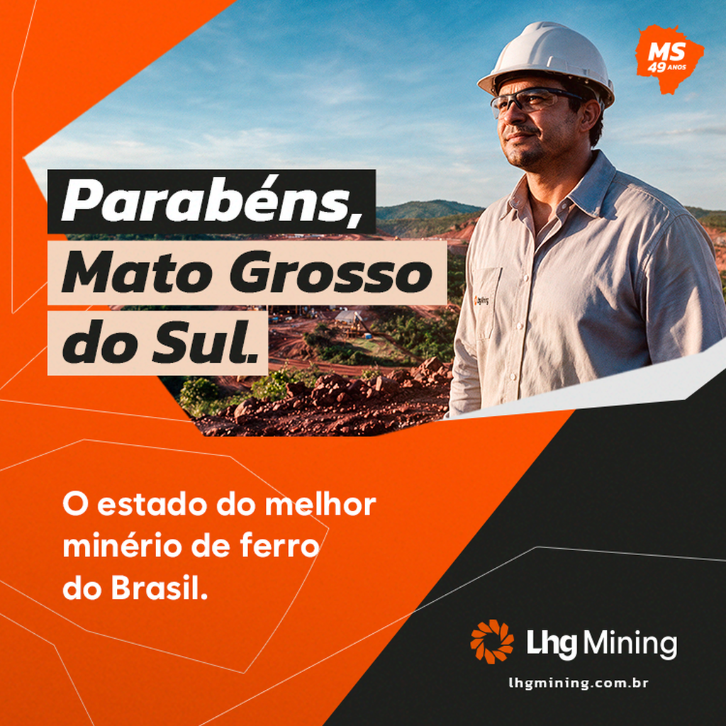 MS ganha escala e relevância na produção de minério de ferro do Brasil