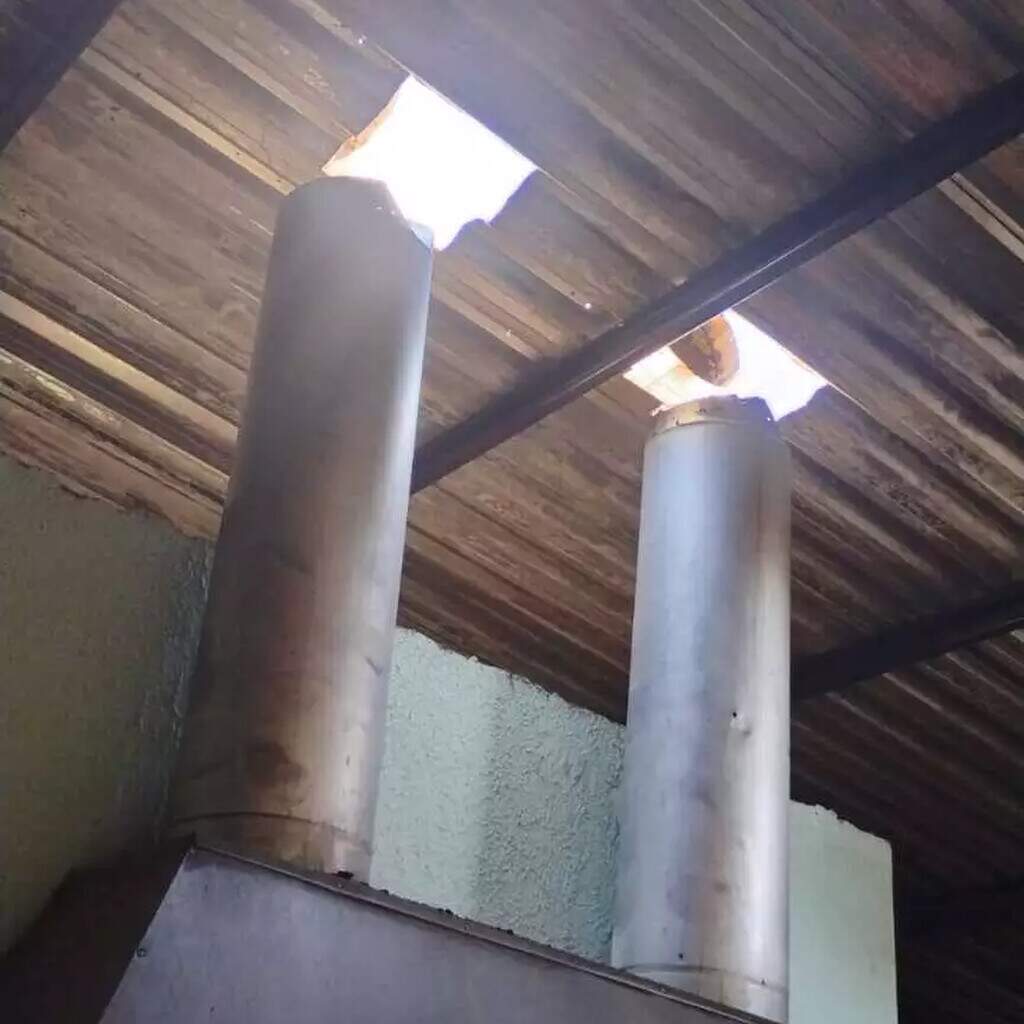 Ladrão é amarrado ao arrancar fiação de restaurante e dar prejuízo de R$ 60 mil