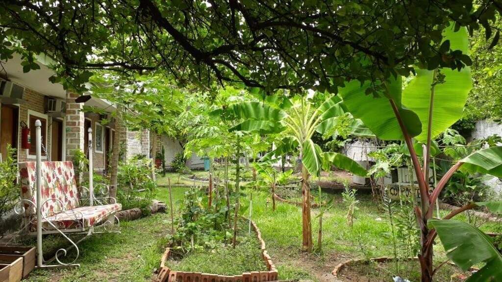 Por trás de fachada restaurada, hotel antigo esconde jardim de 72 metros