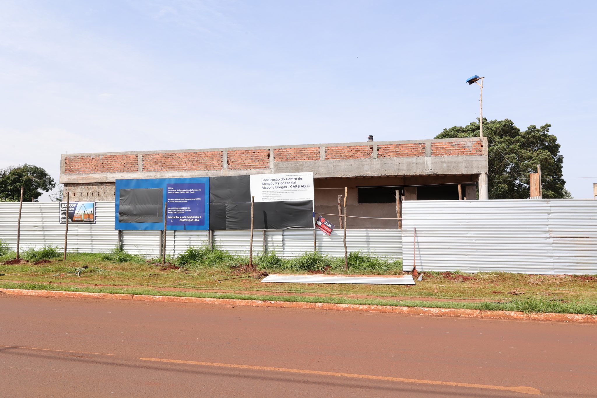 Obras do CAPS AD III avançam e chegam a 65% de execução em Dourados Obras do CAPS AD III avançam e chegam a 65% de execução em Dourados