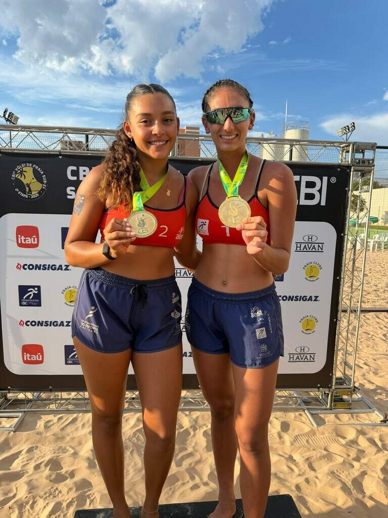 Atletas de MS sobem ao pódio do Brasileiro Interclubes de Vôlei de Praia Sub-21