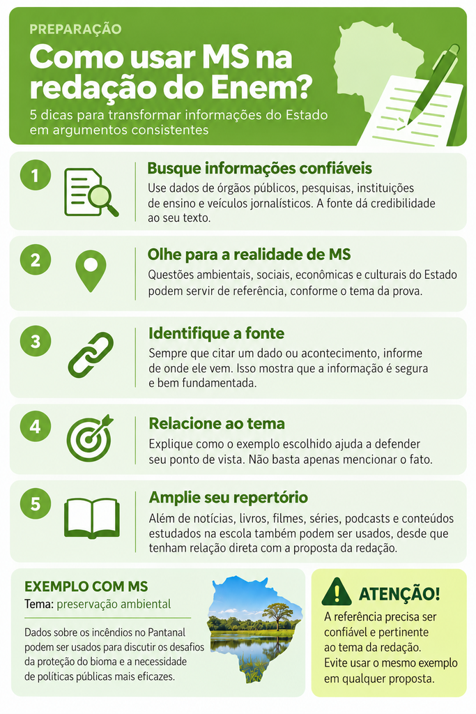 Pantanal na redação? Professora explica quando o exemplo funciona Pantanal na redação? Professora explica quando o exemplo funciona