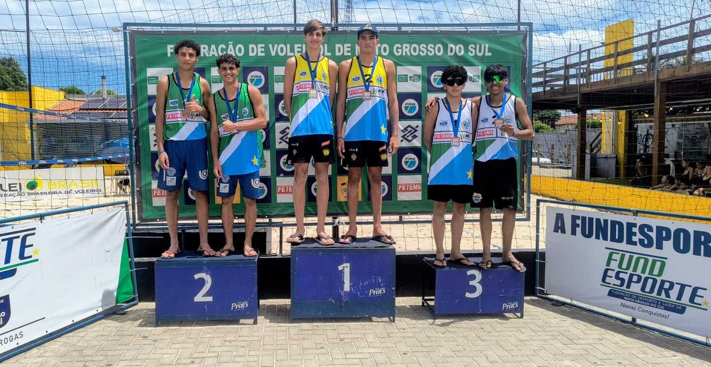 Definidas duplas campeãs da etapa do Estadual Sub-17 de vôlei Definidas duplas campeãs da etapa do Estadual Sub-17 de vôlei