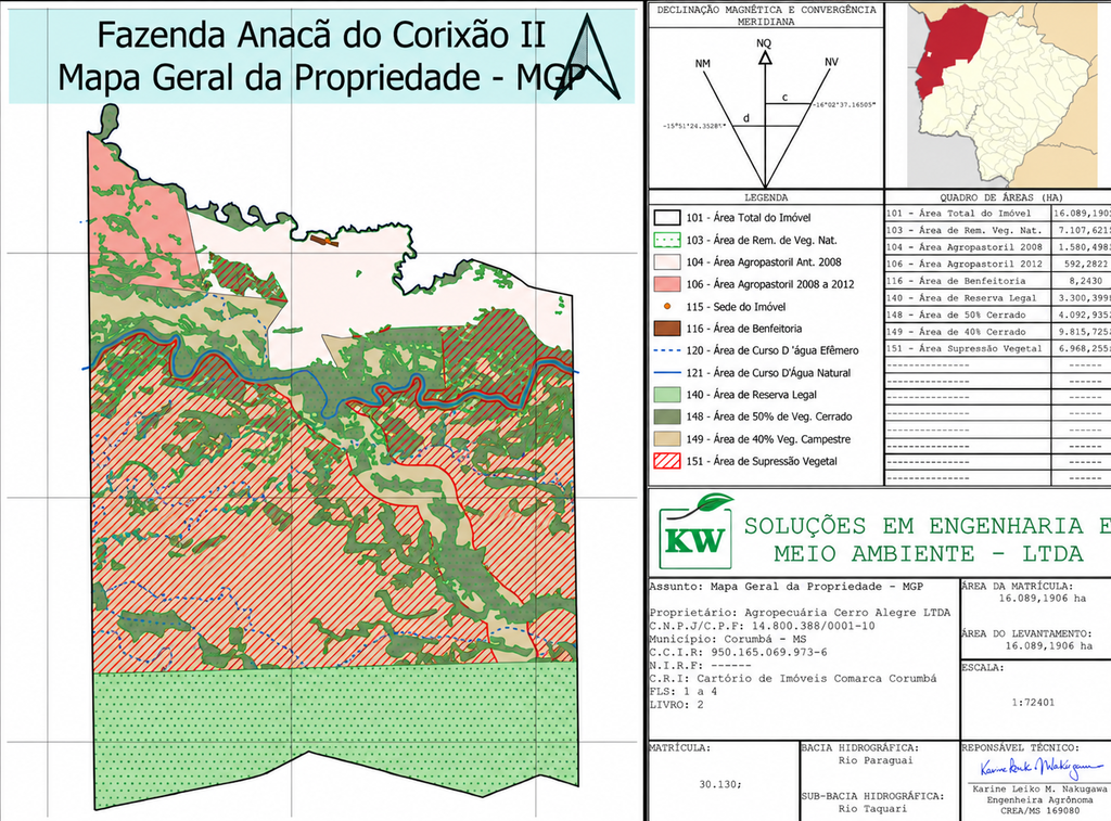 Audiência discutirá retirada de vegetação em quase 7 mil hectares em Corumbá
