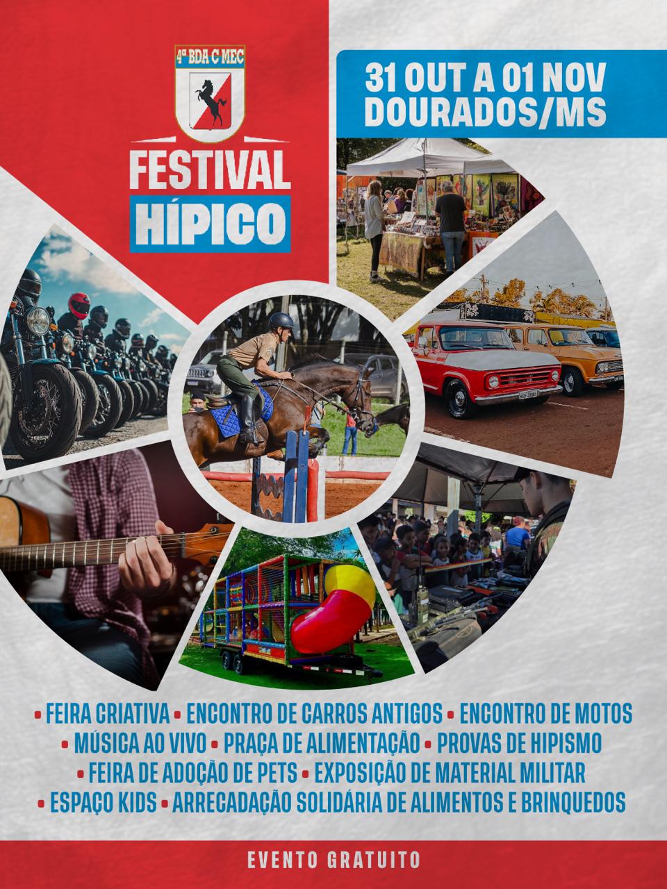1º Festival Hípico reúne feira criativa, esporte e lazer em Dourados 1º Festival Hípico reúne feira criativa, esporte e lazer em Dourados