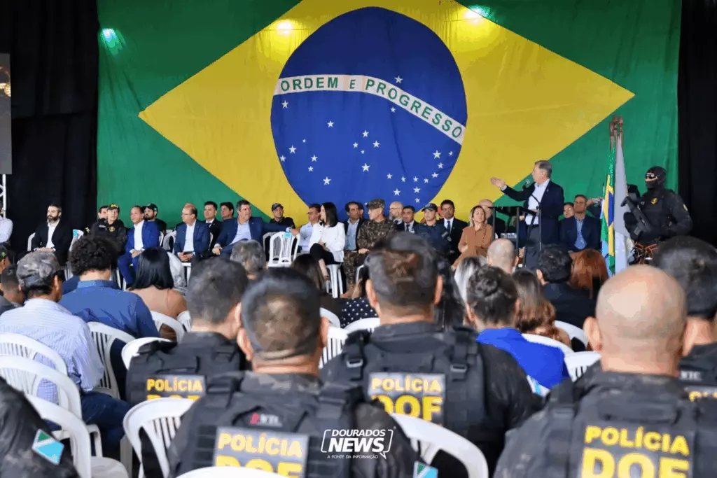 "Ninguém coloca recursos onde não há segurança", diz Riedel em cerimônia do DOF