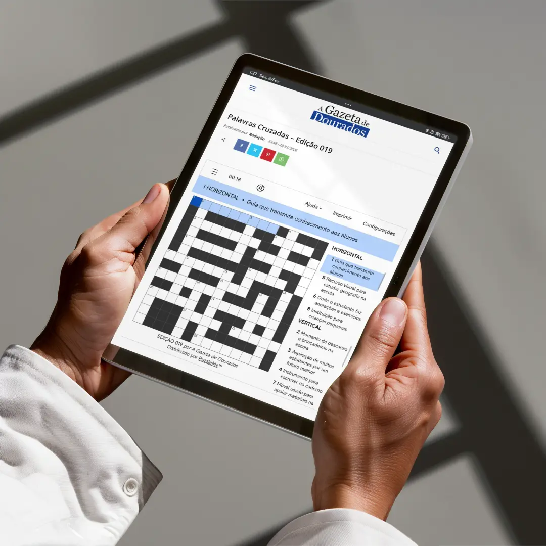 Palavras Cruzadas – Edição 022